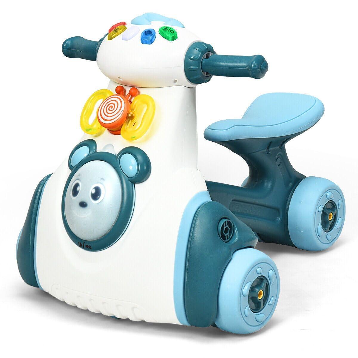 Stand and push sales walker
