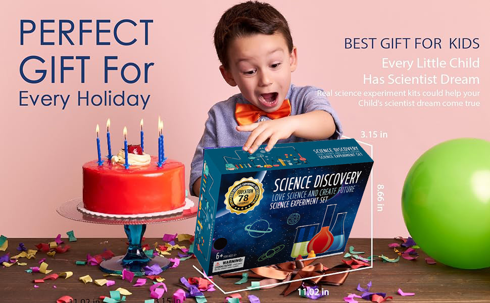 78 Chemical Experiments Contained Child Amazon Best Selling Toys Educational Cognitive Toy Kid Science Experimental Sets, Science Kit For Kids, Ages 6 Years Plus
