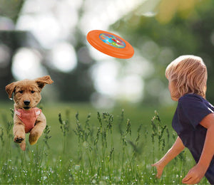COO11 Light up Frisbee (7pcs) Kids LED Flying Disc and Boomerang For Outdoor Games Toy (Jumbo Pack 7 in 1)