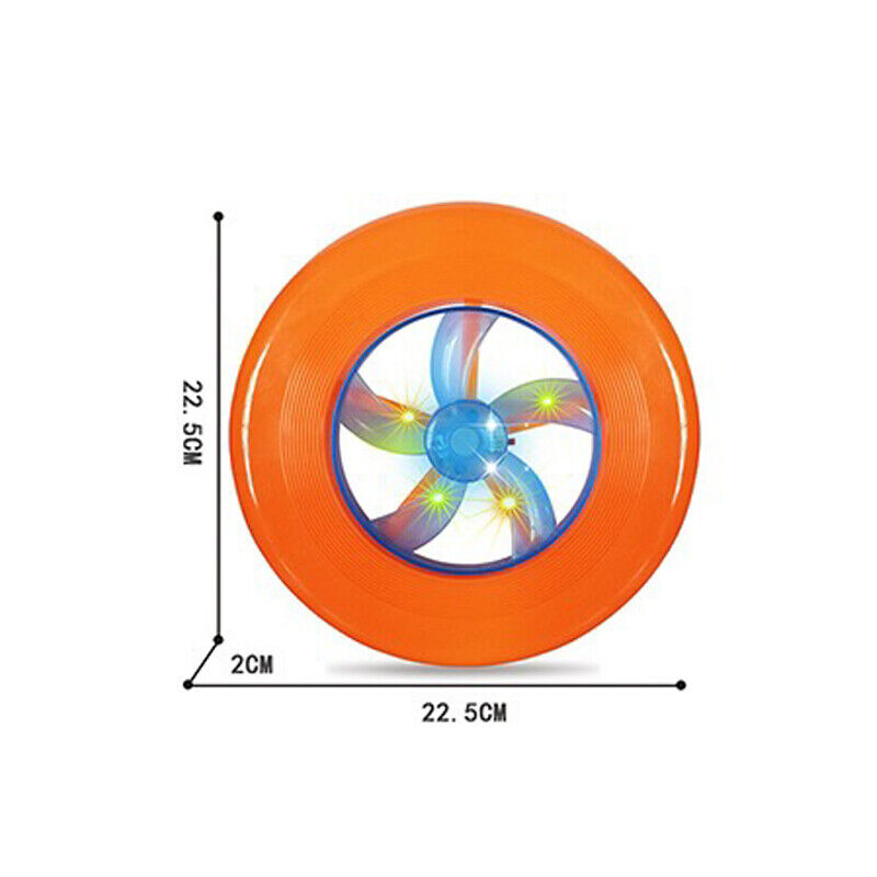 COO11 Light up Frisbee (7pcs) Kids LED Flying Disc and Boomerang For Outdoor Games Toy (Jumbo Pack 7 in 1)