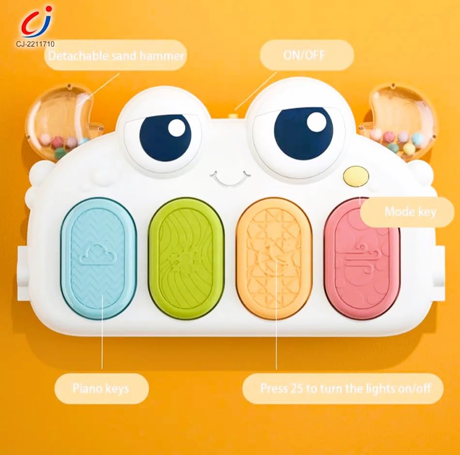 Coo11 Babycare Educational, Fitness Rack, Kick and Play Piano, Gym Activity Center with Music and Lights, Electronic Learning Toys for Infants, Toddlers, Newborn, Girls and Boys Ages 0 to 6 Months