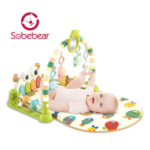 Coo11 Babycare Educational, Fitness Rack, Kick and Play Piano, Gym Activity Center with Music and Lights, Electronic Learning Toys for Infants, Toddlers, Newborn, Girls and Boys Ages 0 to 6 Months