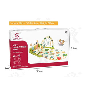 Coo11 Babycare Educational, Fitness Rack, Kick and Play Piano, Gym Activity Center with Music and Lights, Electronic Learning Toys for Infants, Toddlers, Newborn, Girls and Boys Ages 0 to 6 Months