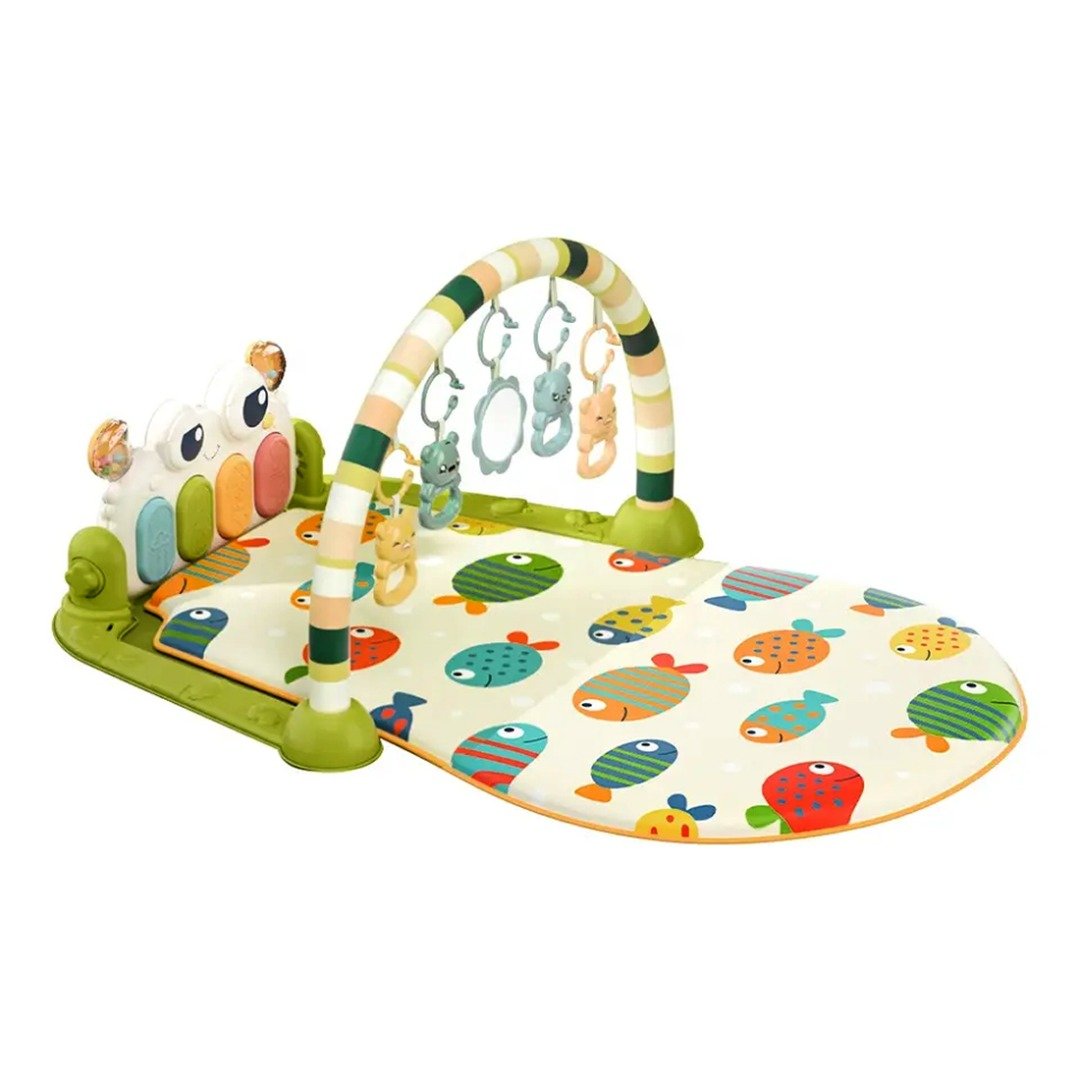 Coo11 Babycare Educational, Fitness Rack, Kick and Play Piano, Gym Activity Center with Music and Lights, Electronic Learning Toys for Infants, Toddlers, Newborn, Girls and Boys Ages 0 to 6 Months