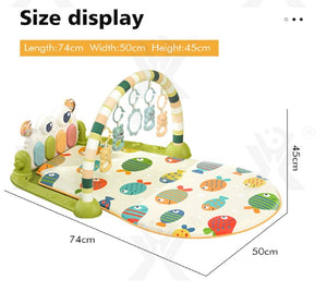 Coo11 Babycare Educational, Fitness Rack, Kick and Play Piano, Gym Activity Center with Music and Lights, Electronic Learning Toys for Infants, Toddlers, Newborn, Girls and Boys Ages 0 to 6 Months