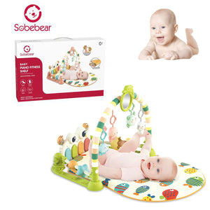 Coo11 Babycare Educational, Fitness Rack, Kick and Play Piano, Gym Activity Center with Music and Lights, Electronic Learning Toys for Infants, Toddlers, Newborn, Girls and Boys Ages 0 to 6 Months