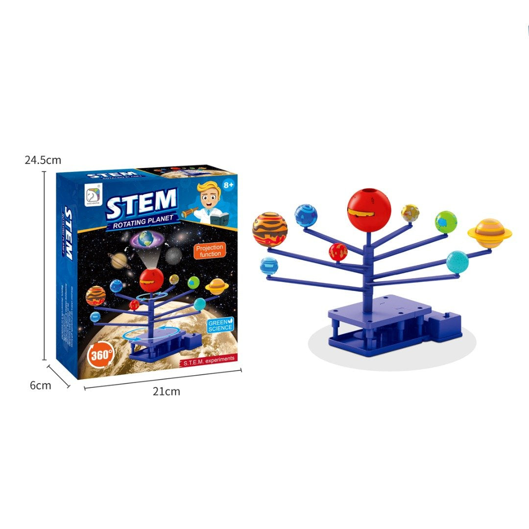 Sobebear Combo Pack- Planets Solar System Science Astronomy Space Planets Exploration Model Platinum Projector Toy with Garden Maze Planter Fun Science STEM Plant Growing for Girls & Boys Age 8+ Year