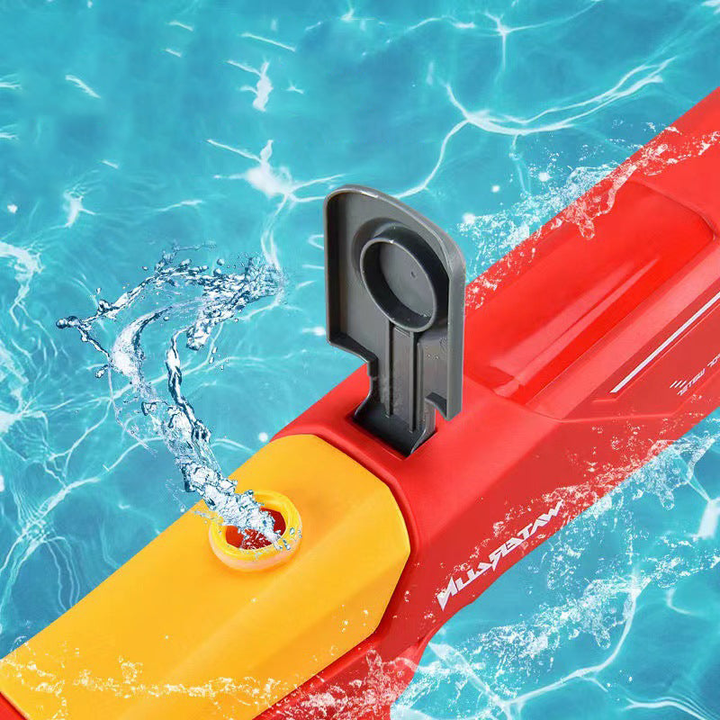 Coo11 42CM Pretend Play Rechargeable Electric Water Gun, Kids Water blaster Squirt Guns Toy Plastic, Outdoor Summer fun Beach Toy Game for Boys, Girls & Adults Pack of 2