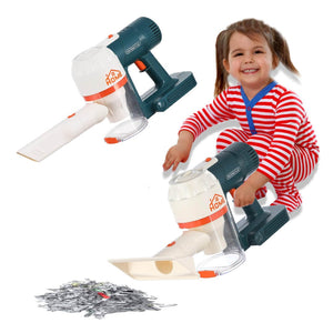 Coo11 Kids 3 in1 Kitchen Housekeeping Vacuum Cleaners and Kitchen Pretend Play Toy Housekeeping Tools Home Cleaning Accessories Toy for Kids 3 Years and Up
