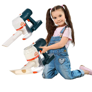 Coo11 Kids 3 in1 Kitchen Housekeeping Vacuum Cleaners and Kitchen Pretend Play Toy Housekeeping Tools Home Cleaning Accessories Toy for Kids 3 Years and Up