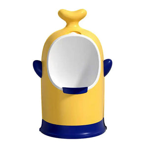 Coo11 Urinal for Toddlers Wall Mounted Stand Up Potty Urinal toilet Adjustable Height Whale Design Baby Urinal Pot, Toilet Training Pee Stand, Easy to Clean, Convenient for 1 year & Above (Yellow)