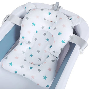 Coo11 Easily Foldable Bath Tub with Non-Slip Safety Belt Foldable Stand and Soft Cushion for kids and New Born Infants Boy and Girl Anti Slip Base for Toddler