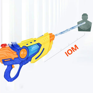 Coo11 45CM Kids Electric Water Gun, Powerful Water Pistol with 600ml Large Capacity, 33ft Long Range, Cool LED Light Leak-Proof, Water Blaster Gun for Summer Pool Party Beach (Blue)
