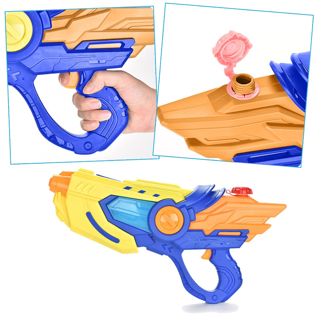 Coo11 45CM Kids Electric Water Gun, Powerful Water Pistol with 600ml Large Capacity, 33ft Long Range, Cool LED Light Leak-Proof, Water Blaster Gun for Summer Pool Party Beach (Blue)