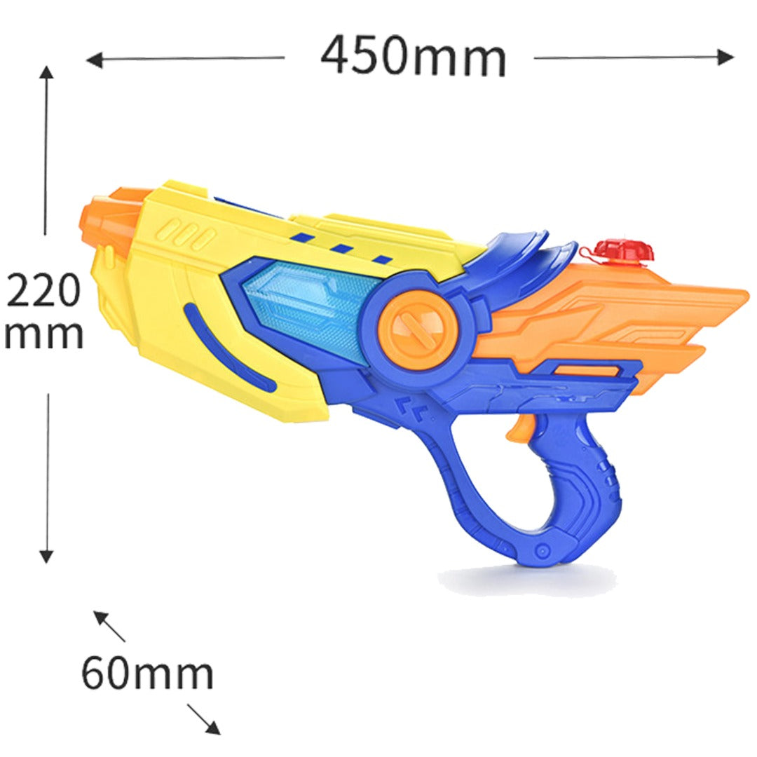 Coo11 45CM Kids Electric Water Gun, Powerful Water Pistol with 600ml Large Capacity, 33ft Long Range, Cool LED Light Leak-Proof, Water Blaster Gun for Summer Pool Party Beach (Blue)