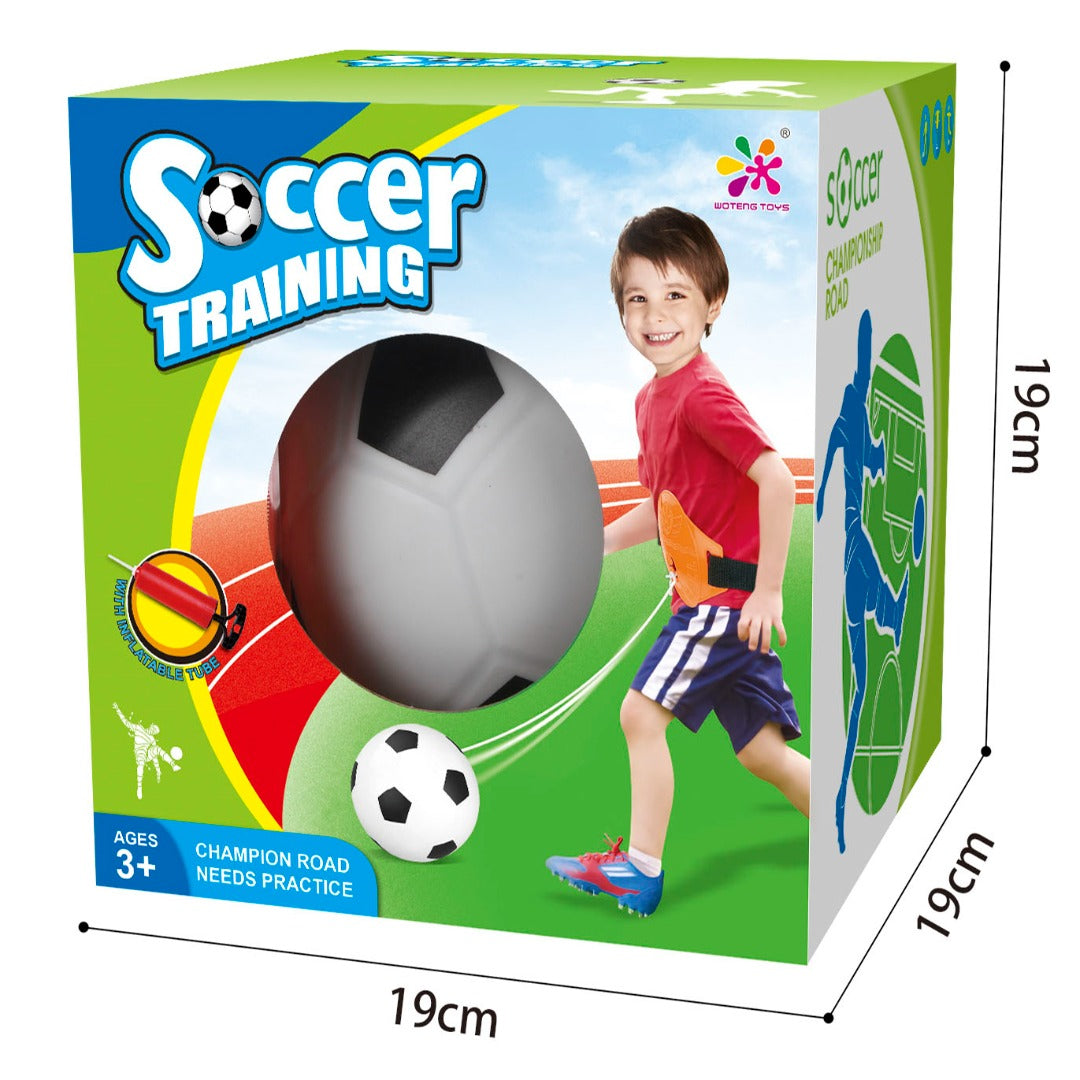 Coo11 Kids Soccer Training with Football Net Play Set Stand for Garden Training Indoor Outdoor Increase Coordination & Footwork One Goal Net Sport Games