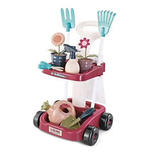 Sobebear Kids Gardening Toy Set, Gardening Tools Set with Realistic Gardening Accessories, Fun, Educational & Learning Game Play Set Perfect for Boys & Girls 3+ Years (Multicolor)