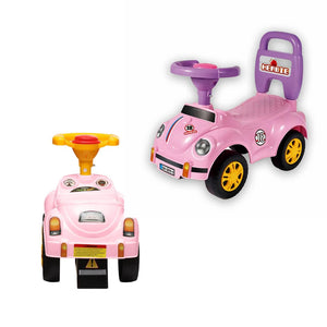 Coo11 Kids Ride-on Push Car 4 Wheel Push Car Fun Animal Design with Music & Sound Toy