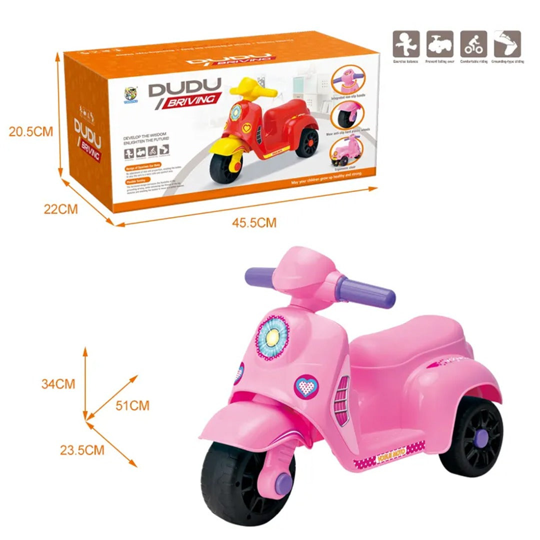 Coo11 Kids Scooter 3 Wheel Ride-on Push Car with Ergonomic Chair and Anti-Slip Wheels