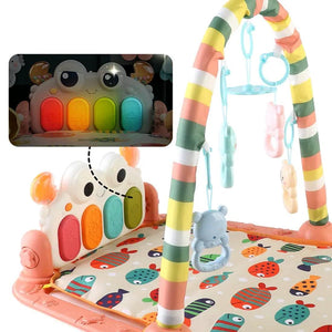 Baby Piano Gym mat Activity MAt with Toys and ratthle