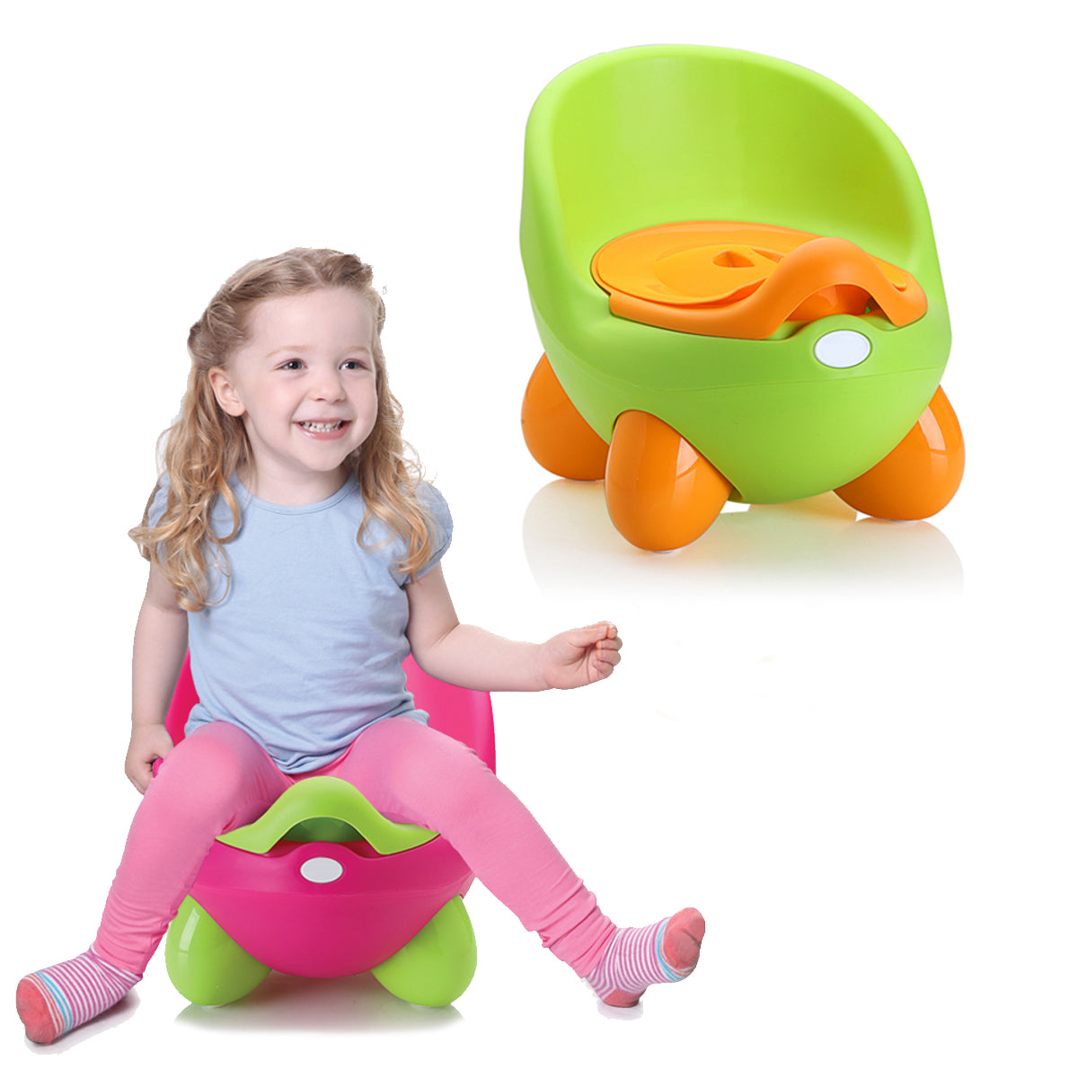 Coo11 Toddler Potty Training Toilet Seat, Improve Your Child's Development, Lightweight, Portable, Easy to Clean, Easy to Carry on Travel, Convenient for 6 Months to 5 Years kids, Easy to Use
