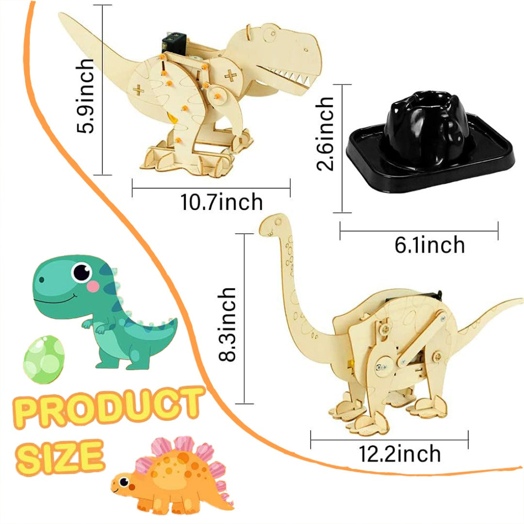 Coo11 4 in-1 DIY walking  Volcano, Iceberg Science Experiment Set Educational Toys Electric Assembled Indoor Outdoor Game Stacking Toys, Fun & Activity, Skills, Age 5+ up
