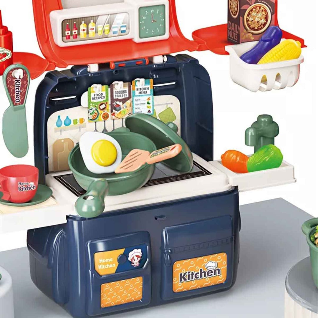 Coo11 Kitchen Cooking Accessories Play Set Toy for Kids, Pretend Play Modern Cooking Game, Educational Fun Time, Home Kitchen Toys for Children, Boys, Girls, Suitable for 3+