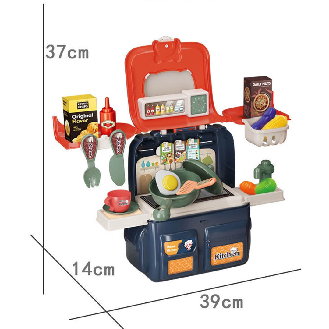 Coo11 Kitchen Cooking Accessories Play Set Toy for Kids, Pretend Play Modern Cooking Game, Educational Fun Time, Home Kitchen Toys for Children, Boys, Girls, Suitable for 3+