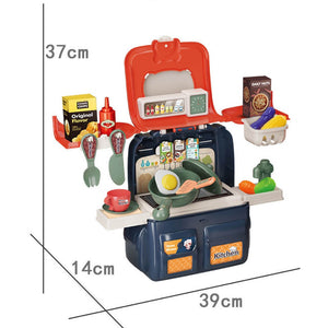 Coo11 Kitchen Cooking Accessories Play Set Toy for Kids, Pretend Play Modern Cooking Game, Educational Fun Time, Home Kitchen Toys for Children, Boys, Girls, Suitable for 3+