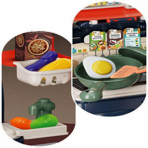 Coo11 Kitchen Cooking Accessories Play Set Toy for Kids, Pretend Play Modern Cooking Game, Educational Fun Time, Home Kitchen Toys for Children, Boys, Girls, Suitable for 3+