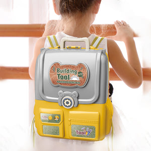 Coo11 Kids Play House Construction Tool Accessories with Bag, Educational Set, Indoor or Outdoor Play Kit, Perfect Gift for Boys, Easy to Carry, Suitable for 3+