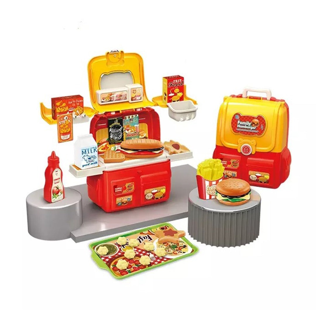 Play House Dressing Medical Tools Kitchen Travel Hamburger Bag