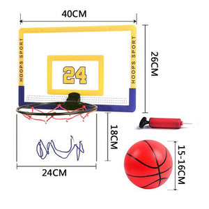 Coo11 Children's Mount Wall Basketball Board, Adjustable Sport Game Play Set, Suitable for Indoor and Outdoor, Perfect Gift for Boys & Girls, Suitable for 3+