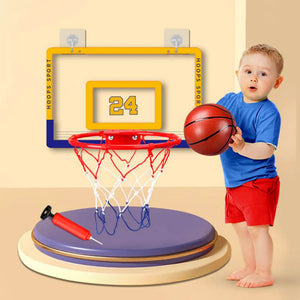 Coo11 Children's Mount Wall Basketball Board, Adjustable Sport Game Play Set, Suitable for Indoor and Outdoor, Perfect Gift for Boys & Girls, Suitable for 3+