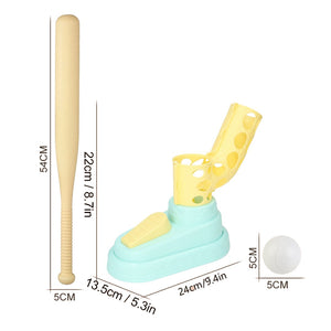 Coo11 kids Baseball Launcher Practice Machine Set, Indoor Sports Toys, Sports Equipment, Automatic Serve Softball, Portable, Lightweight, Early Development, Perfect Gift for Boys & Girls