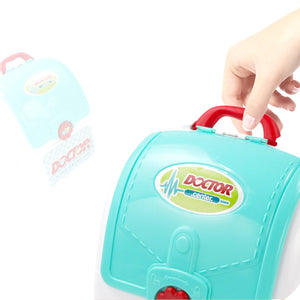 Coo11 2-in-1 Doctor Kit for Kids, Medical Backpack, Improves Skill & Development, Eduaction Fun, Pretend Play Set, Simulation Props, Gift for Boys and Girls, Suitable for 3+