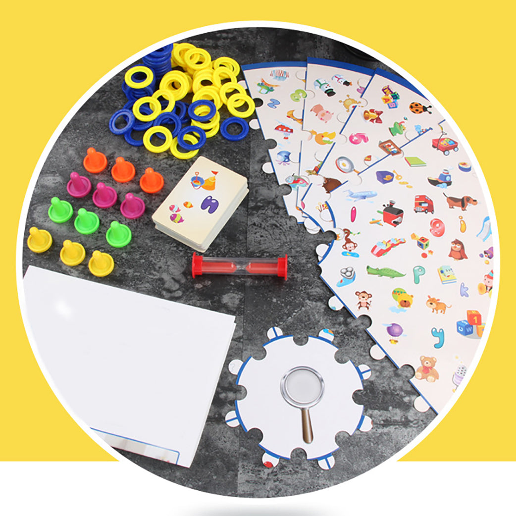 Small Reconnaissance War Search Graph Mental War Observation Reaction Force Interactive Card Game - Best Party Games. Super Fun Game For Families, Teens, And Adults-the Little Detective Looked For The Picture