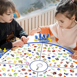 Small Reconnaissance War Search Graph Mental War Observation Reaction Force Interactive Card Game - Best Party Games. Super Fun Game For Families, Teens, And Adults-the Little Detective Looked For The Picture