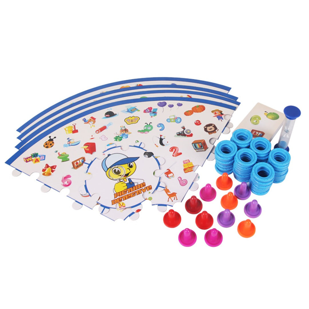 Small Reconnaissance War Search Graph Mental War Observation Reaction Force Interactive Card Game - Best Party Games. Super Fun Game For Families, Teens, And Adults-the Little Detective Looked For The Picture