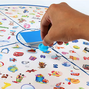 Small Reconnaissance War Search Graph Mental War Observation Reaction Force Interactive Card Game - Best Party Games. Super Fun Game For Families, Teens, And Adults-the Little Detective Looked For The Picture