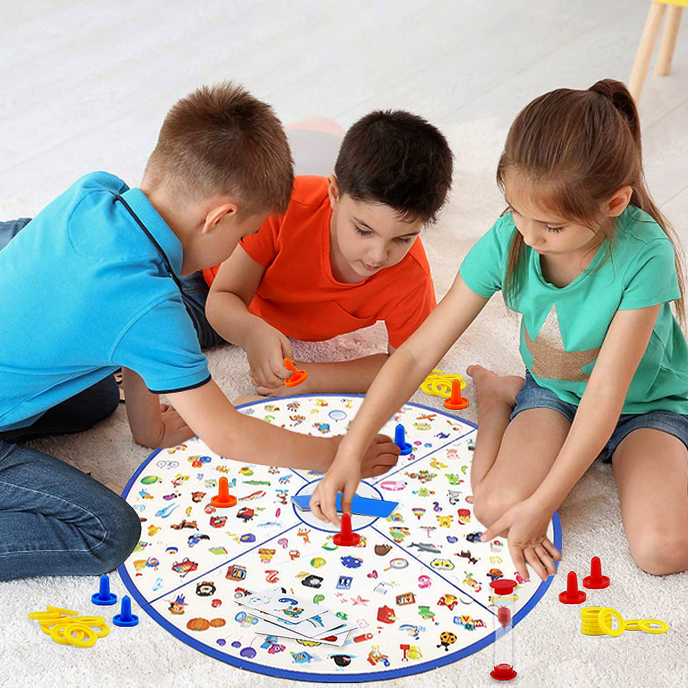 Small Reconnaissance War Search Graph Mental War Observation Reaction Force Interactive Card Game - Best Party Games. Super Fun Game For Families, Teens, And Adults-the Little Detective Looked For The Picture