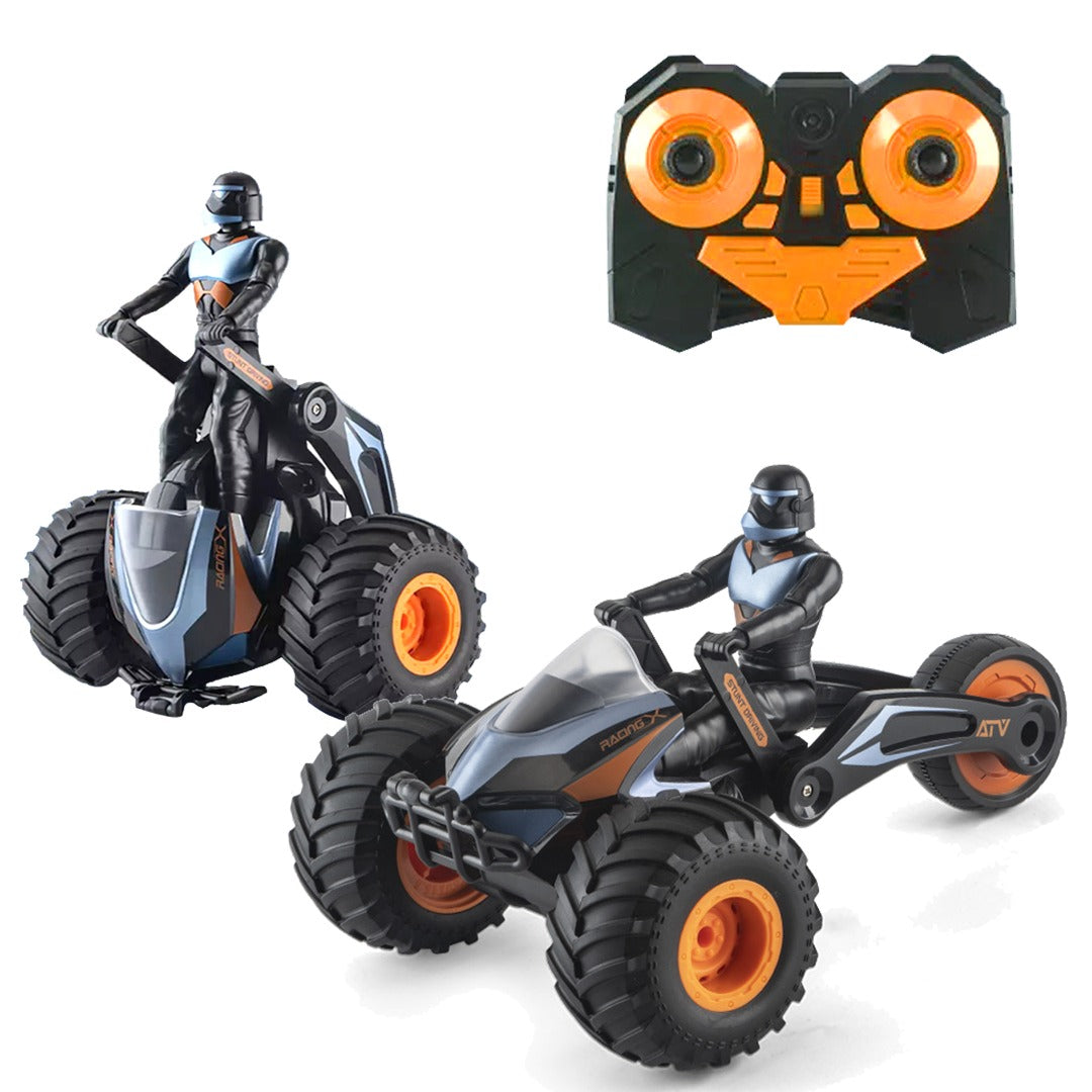 Coo11 Remote Control Car Toy for kids and childrens, 360 Degree Rounded Flip Stunts Rotating Car, Drift, lighting, music, big Tyre and double moods Car Ideal for Gift Age 5+ to 14 Years Olds