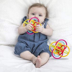 Coo11 Kids Soft Baby Teether, Pain Relief Toy, Easy to Hold, Colourfull, Translucent, Environment-Friendly Material, Perfect Gift for Toddler & Infant, Suitable for 6 months