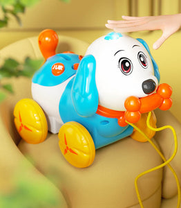 Coo11 Vibrant Color Battery Operated Exquisite Craftmanship Hand-on Ability Training Puppy Robot Toys For Children, Portable, Lightweight, Perfect Gift for Boys & Children, Suitable for 3+