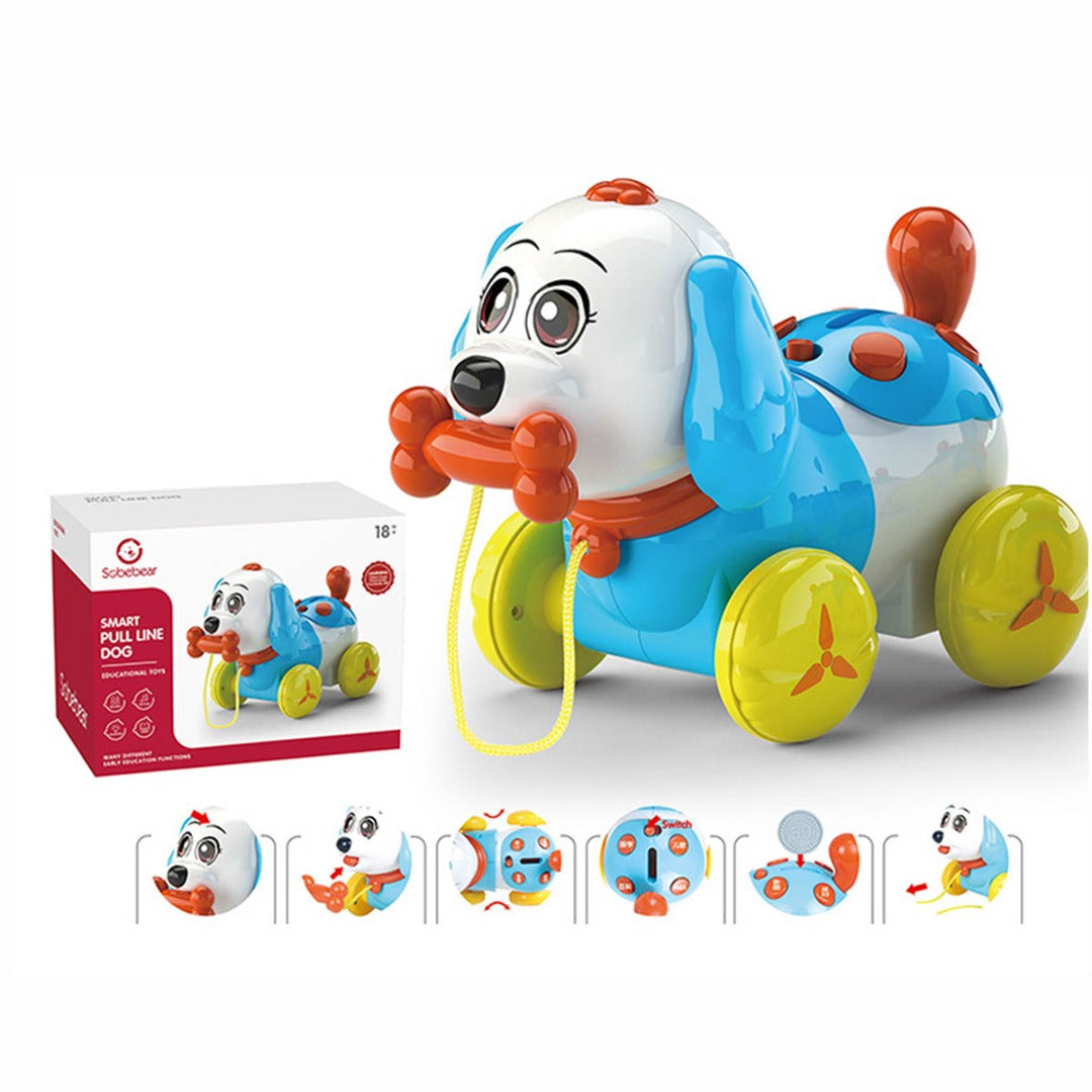 Coo11 Vibrant Color Battery Operated Exquisite Craftmanship Hand-on Ability Training Puppy Robot Toys For Children, Portable, Lightweight, Perfect Gift for Boys & Children, Suitable for 3+