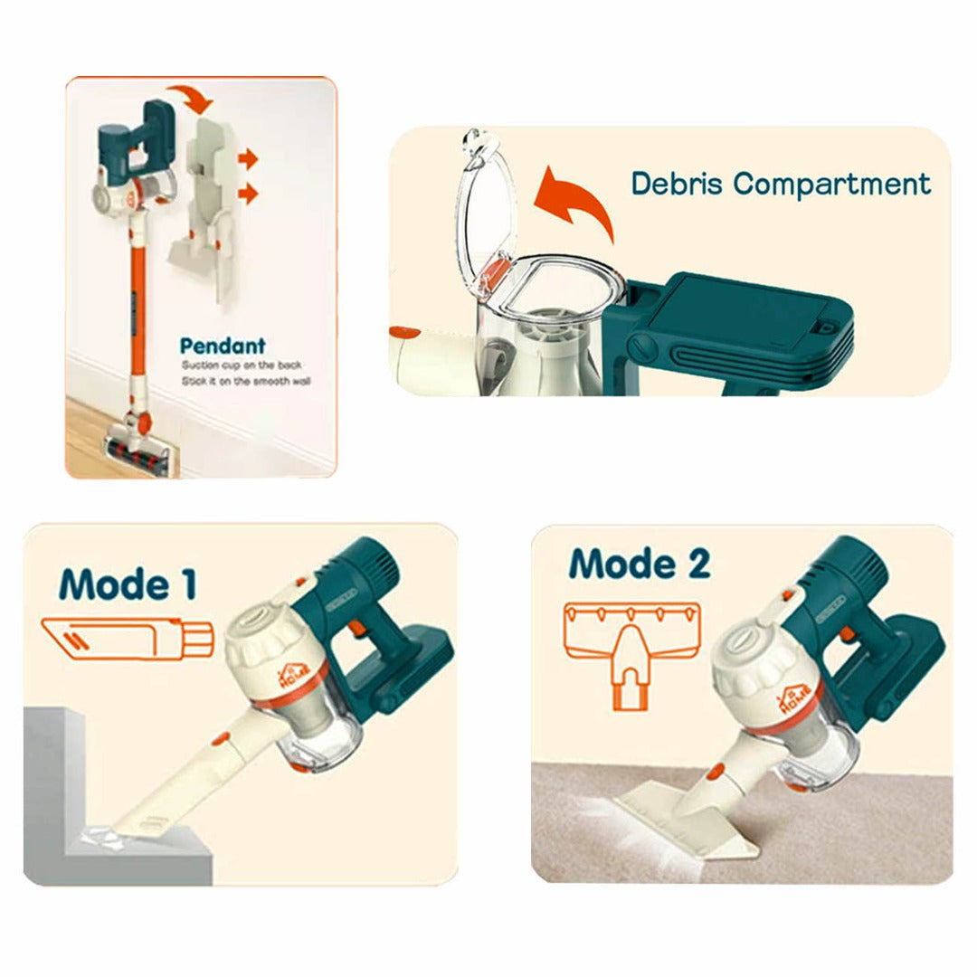 Kids Household home Appliances Educational Pretend Play Toy Simulation Vacuum Cleaner With Music Light - Toy Vacuum Cleaner Toy Vacuum Cleaner For Children With High Fun Factor