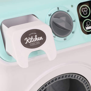 White Washing Machine I Washing Programmer And Original Sounds I Works With Or Without Water I Toy For Children Aged 3 Years And Up - Interactive & Realistic- Pretend Play Appliance For Kids