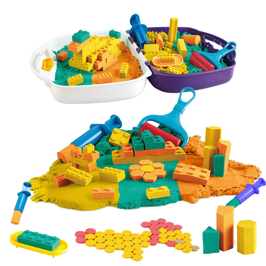 Coo11 Baby safe eco-friendly sand castle building kit toy sand Sandbox Toys for Boys Girls, Sand Molds Beach Toys Set for Kids, Sand Toys, Beach Shovel Tool Kit