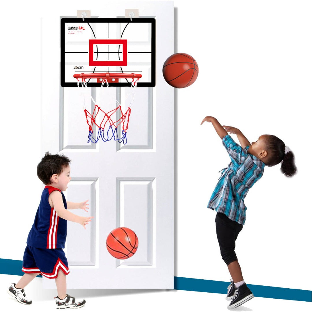 Coo11 Kids Basketball Hoop, Dream Travel Basketball Rim Goal Wall Mounted Basketball Hoop Indoor Outdoor Hanging Basketball Hoop, 40x26 centimeter