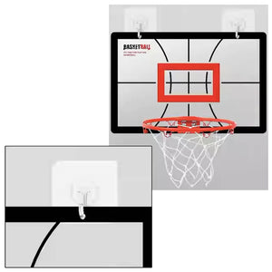 Coo11 Kids Basketball Hoop, Dream Travel Basketball Rim Goal Wall Mounted Basketball Hoop Indoor Outdoor Hanging Basketball Hoop, 40x26 centimeter